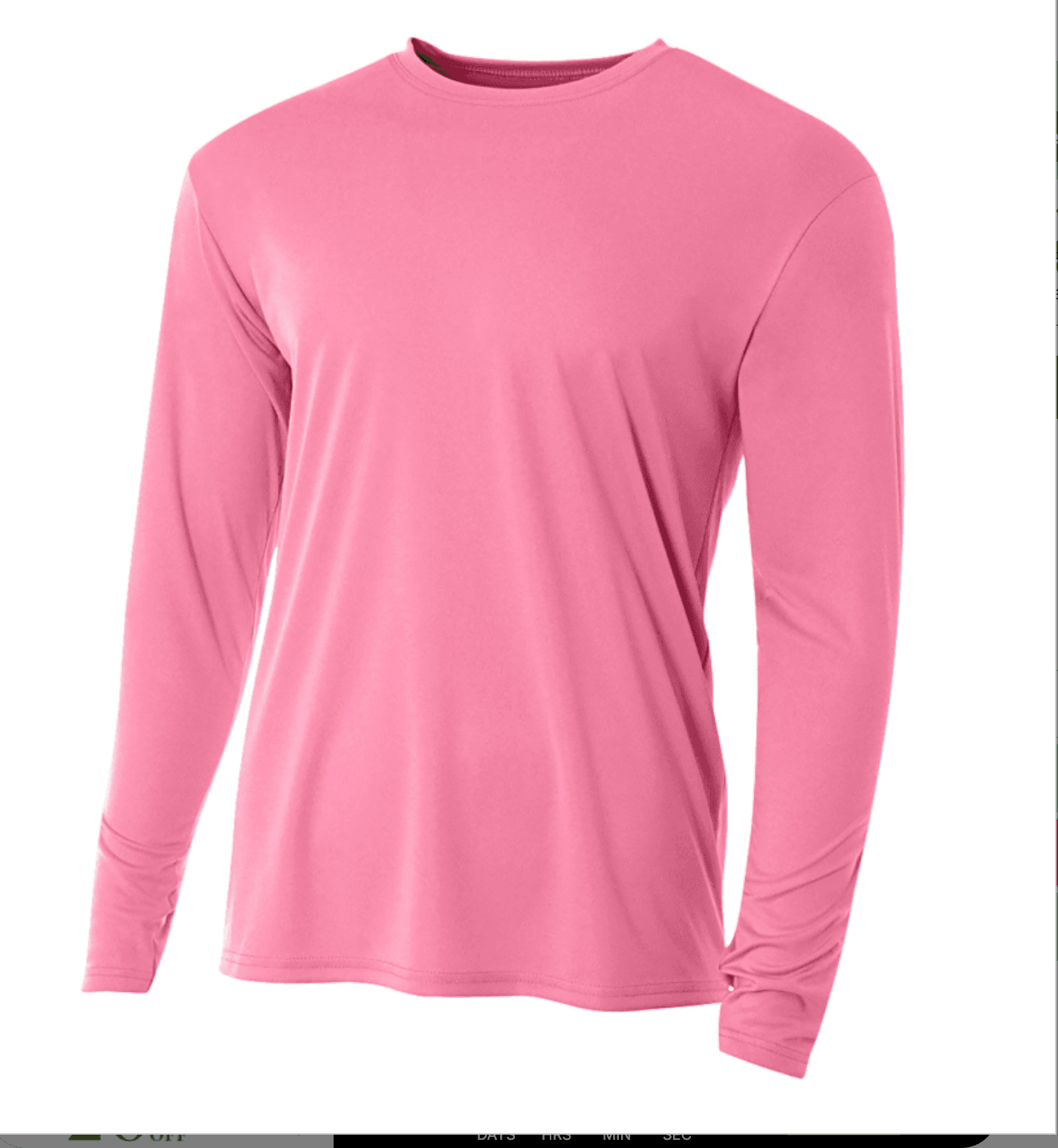 A4 Apparel N3165 Adult Polyester Performance Long Sleeve T-Shirt UPF 44+