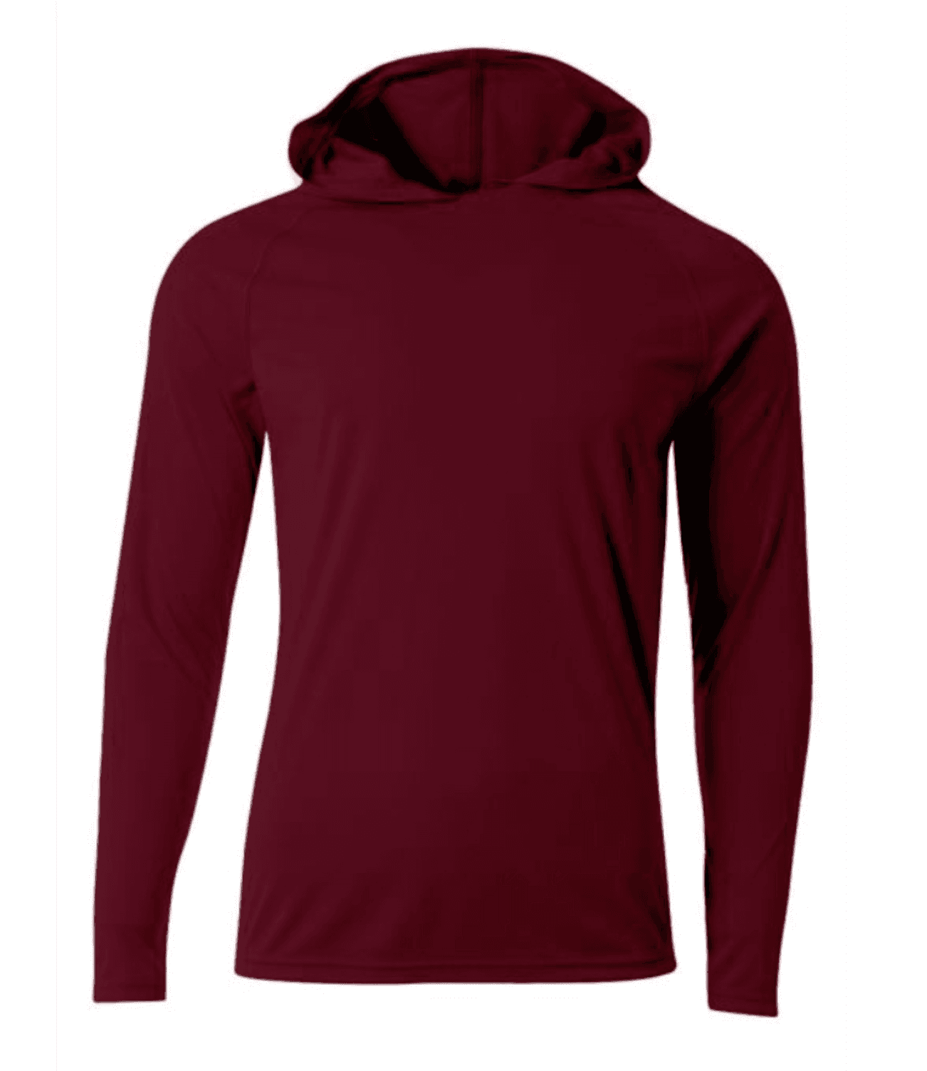 A4 Apparel N3409 Mens Lightweight Hooded Sun Shirt UPF 44+