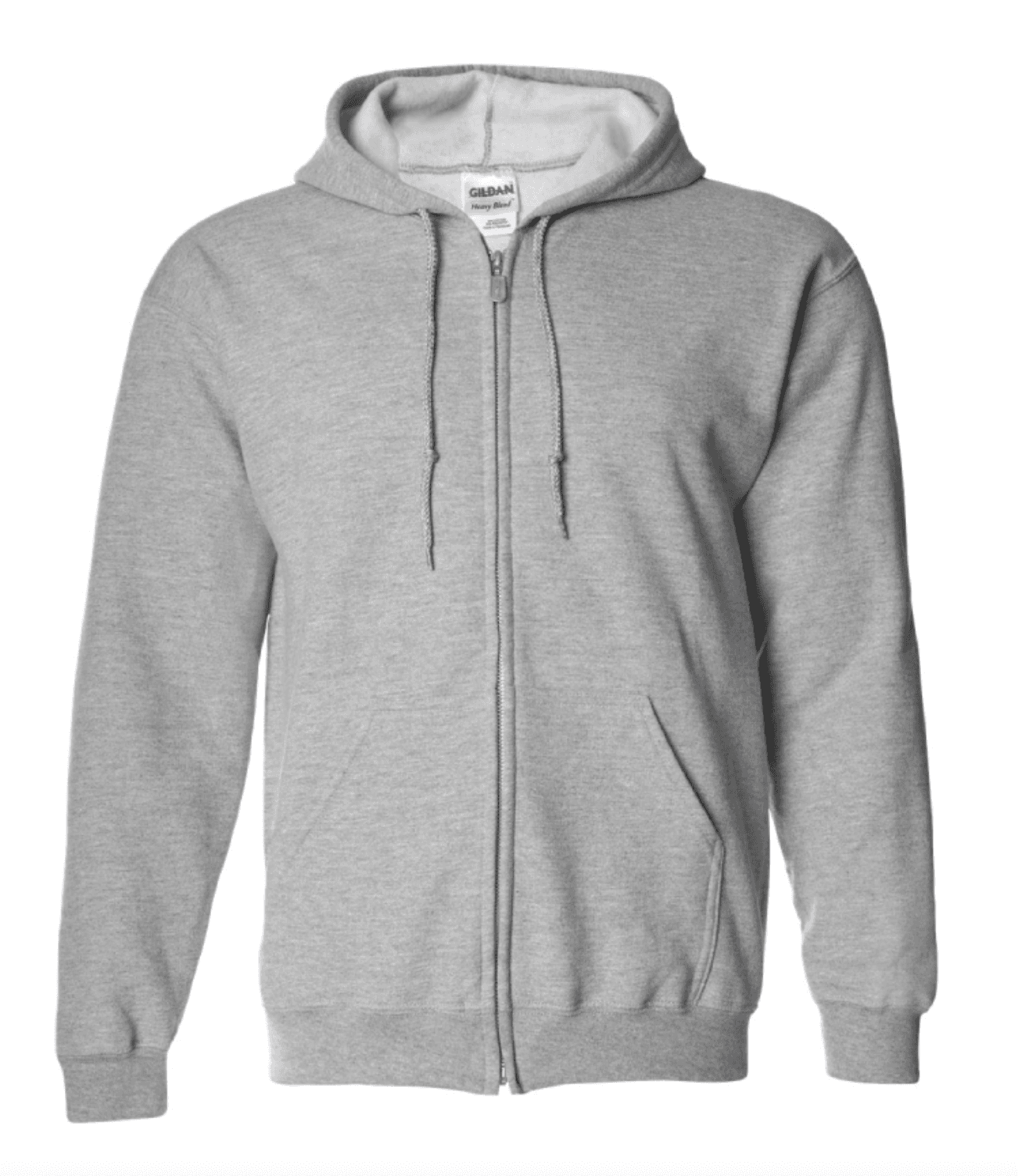 Gildan G186 Adult Heavy Blend Adult 8 oz., 50-50 Full-Zip Hood