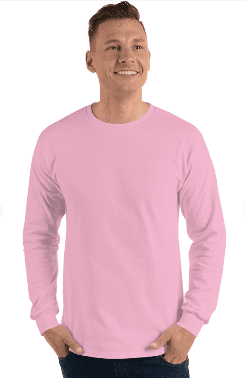 Gildan G240 Adult Ultra Cotton 6 oz Long-Sleeve T-Shirt